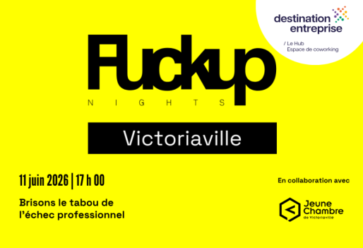 Fuckup Nights Victoriaville : 5e édition!