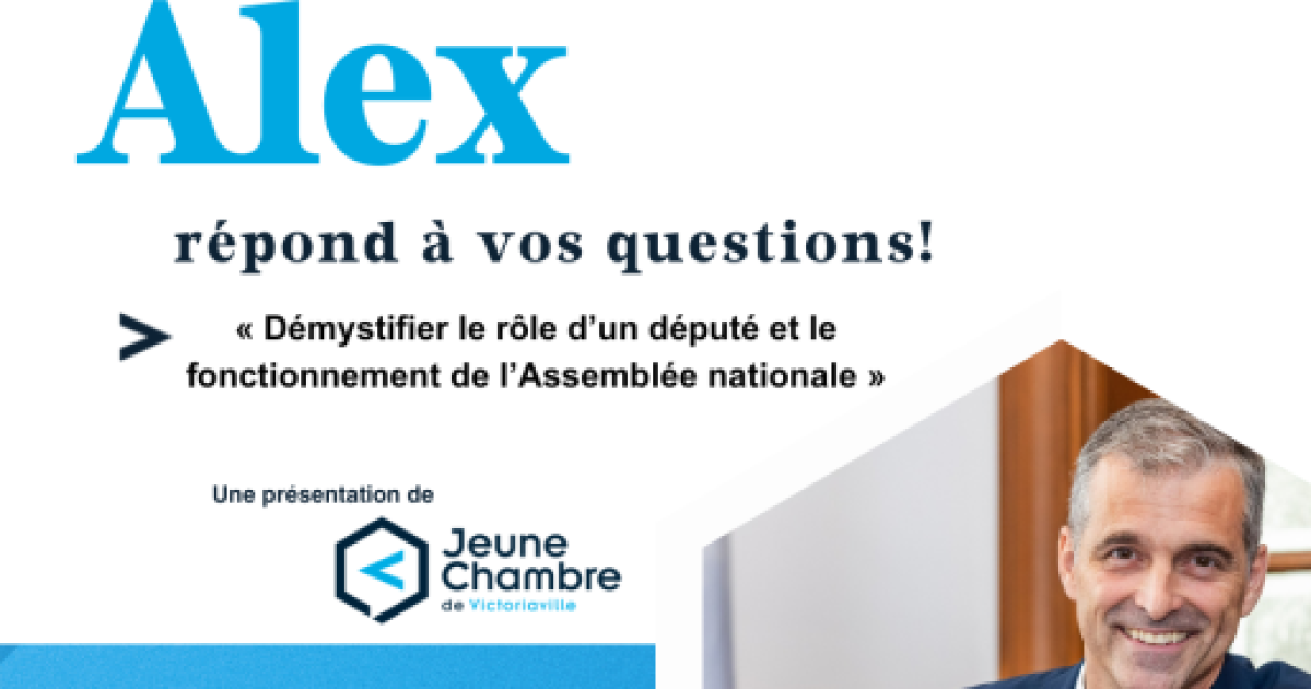 Alex répond à vos questions!